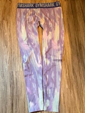 Gymshark Lavender and Pink High-Waist Leggings